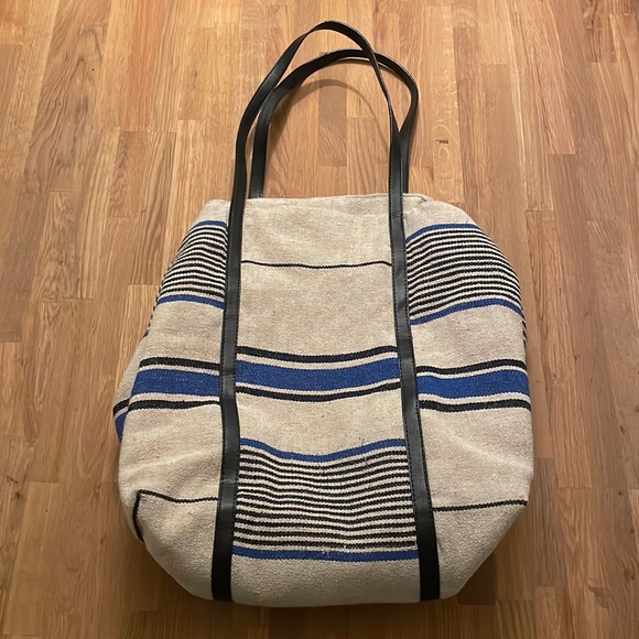 Zara Jute tote bag - Picture 2 of 3